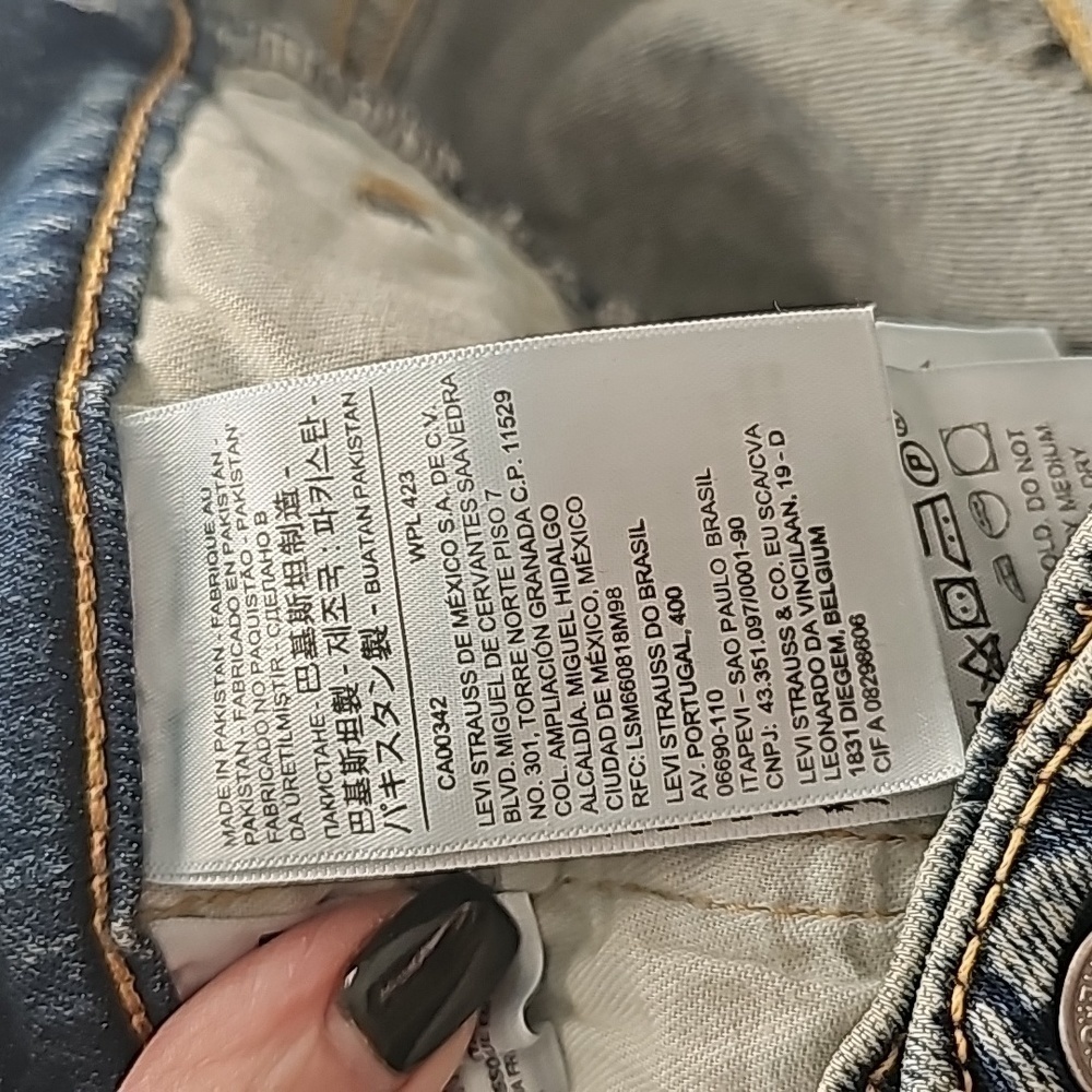 Levi's 502 Taper jeans sz 50 x 30 big and tall new with tags MP19 - Picture 7 of 7